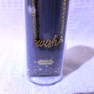 NWT Women's MudPie "Wish" necklace